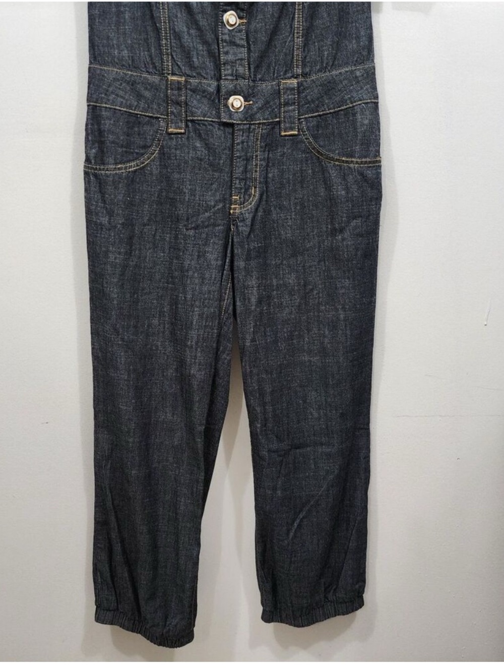 Y2K baby phat black denim jumpsuit - Picture 9 of 10